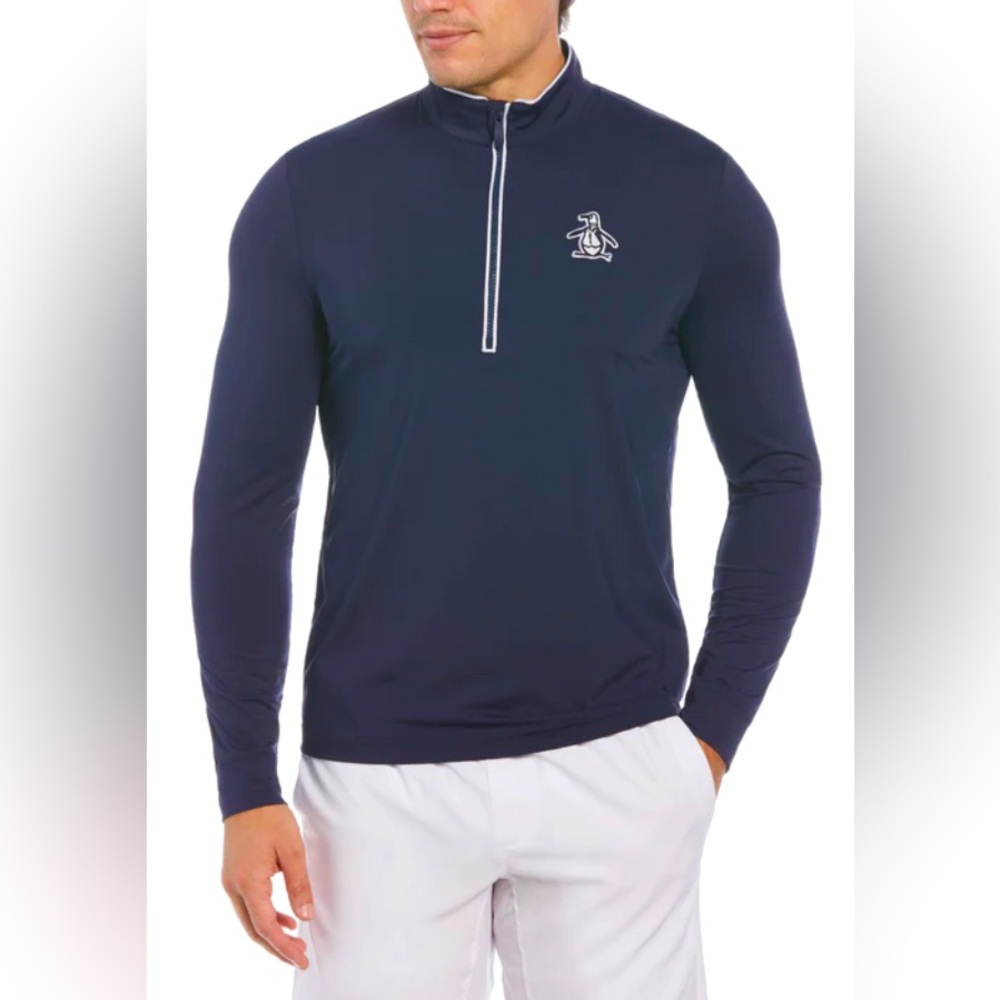 Original Penguin Men's Technical Earl 1/4 Zip Golf Sweater